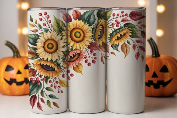 Autumn Sunflower Tumbler Wrap Review