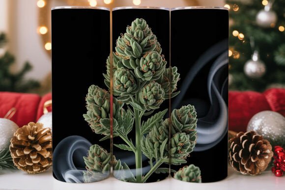 Cannabis Smoke 20oz Tumbler Wrap