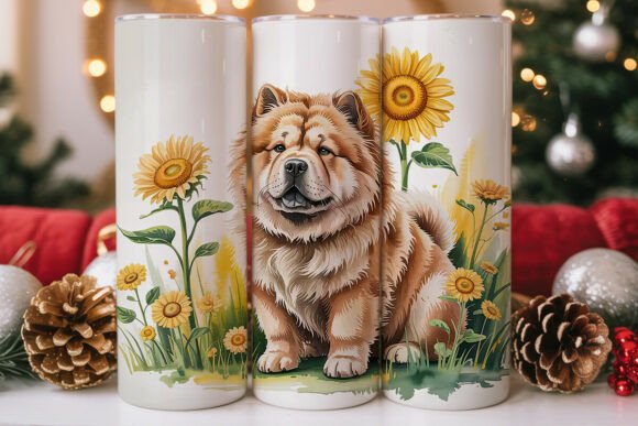 Chow Chow Sunflower Tumbler Wrap Review