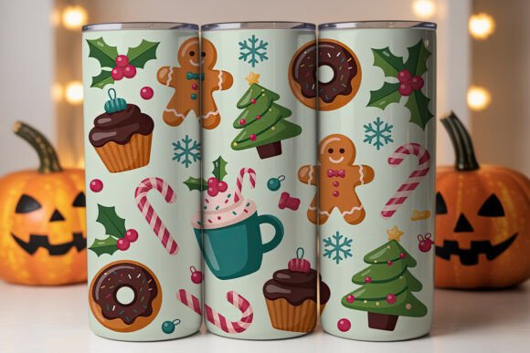 Christmas Sweets Tumbler Wrap
