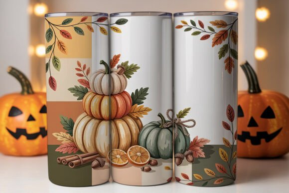 Cozy Fall Pumpkins Tumbler Wrap Review