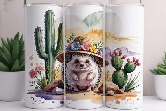 Desert Hedgehog 20oz Tumbler Wrap Review
