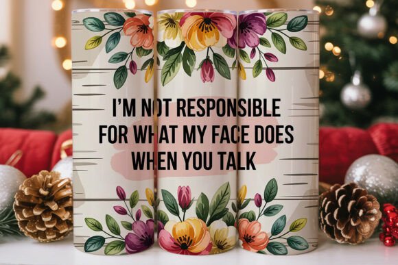 Funny Face Tumbler Wrap 20oz Review