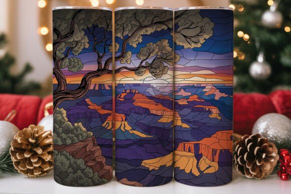 Grand Canyon Stained Glass 20oz Tumbler Design Review