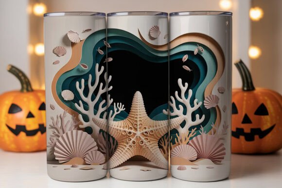Paper Cut Seashells Tumbler Wrap Review