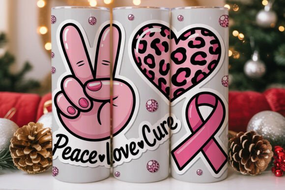 Peace Love Cure Tumbler Wrap Design Review