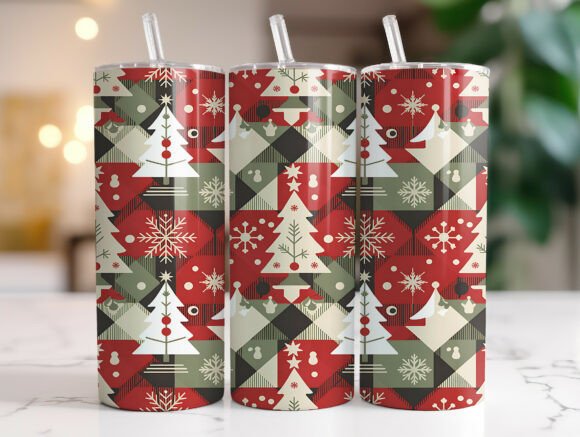Plaid Christmas Tumbler Wrap Sublimation Review