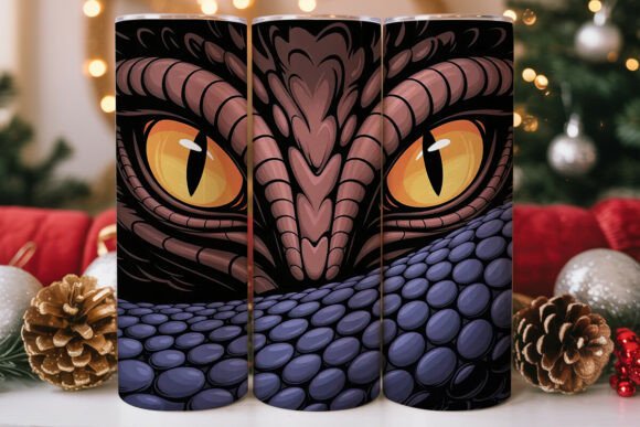 Purple Dragon Eye Tumbler Wrap