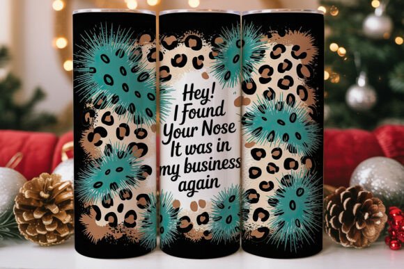 Sassy Leopard 20oz Tumbler Wrap