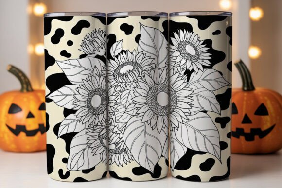 Sunflower Cow Print Tumbler Wrap Review