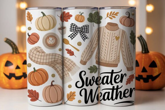 Sweater Weather Tumbler Wrap